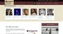 Desktop Screenshot of dyermemorialchapel.net